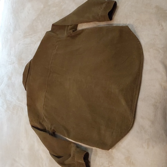 Kensie Jeans Green Button Down Corduroy Over Shirt Jacket Mens Size L - Picture 10 of 13